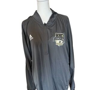 adidas Gray HBCU Legacy Bowl Half-Zip Pullover